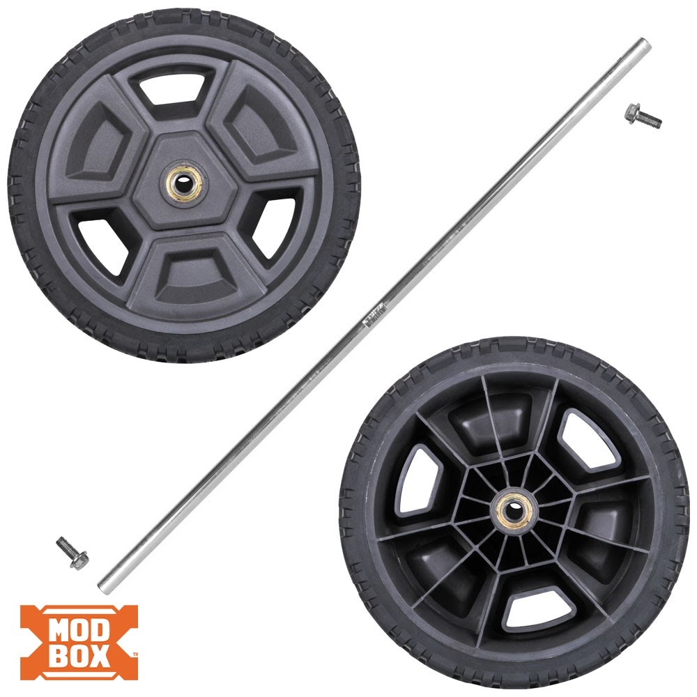 Klein Tools 54902MBR MODbox Replacement Wheels Kit for Rolling Toolbox 10"
