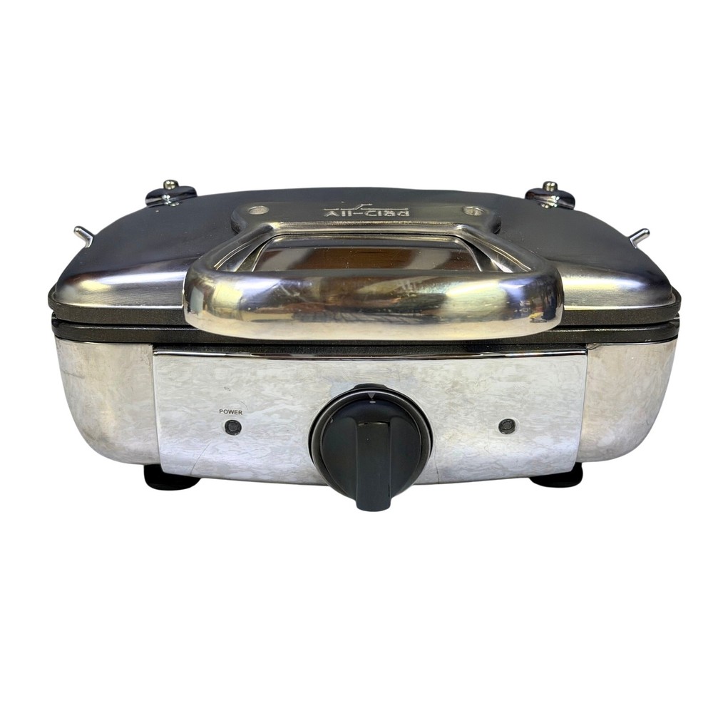 All-Clad Waffler 2 Square Belgian Waffle Maker Model 6061