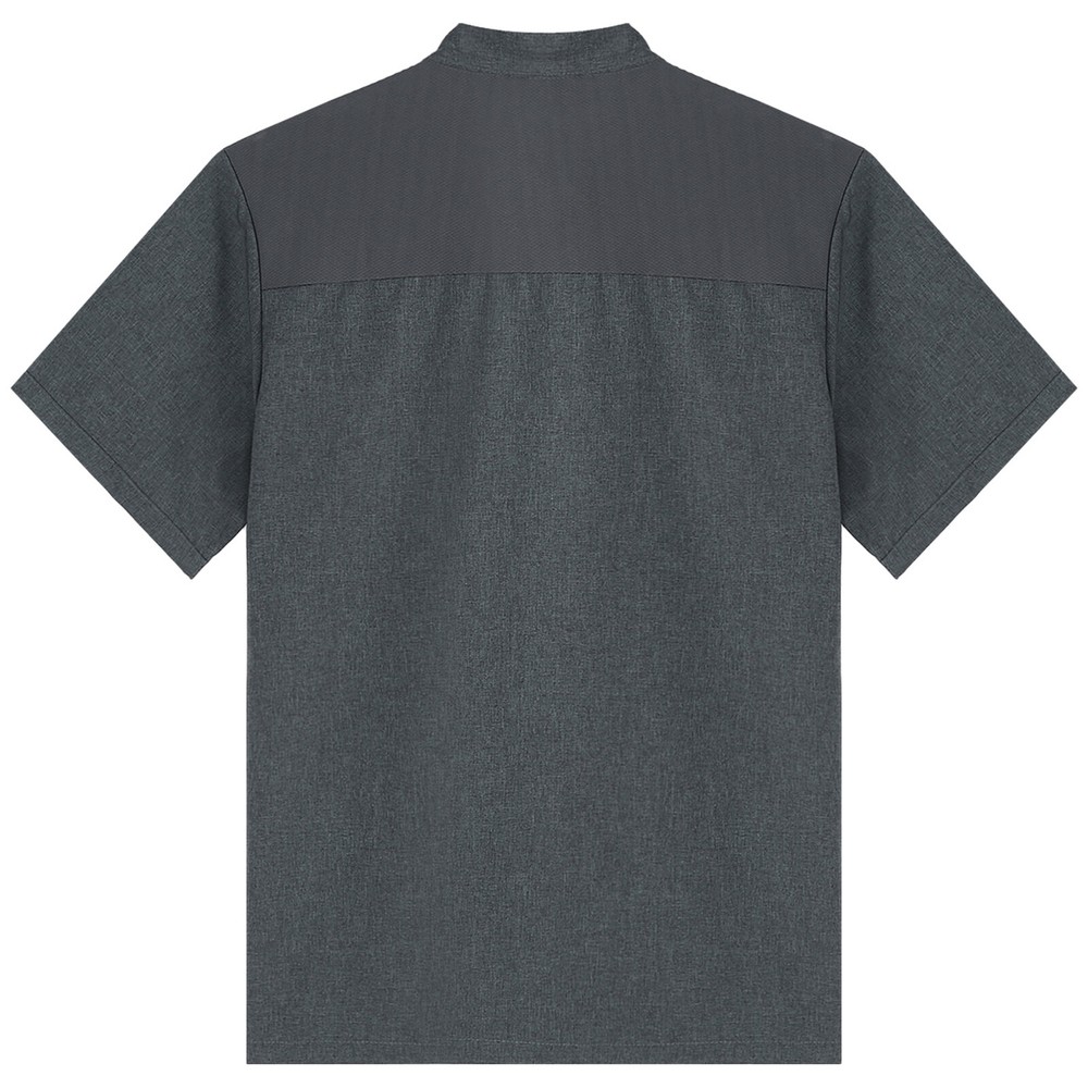 Men's T-shirts Basic Chef Coats Working Shirt Kitchen Top Cafe Jacket Cooking