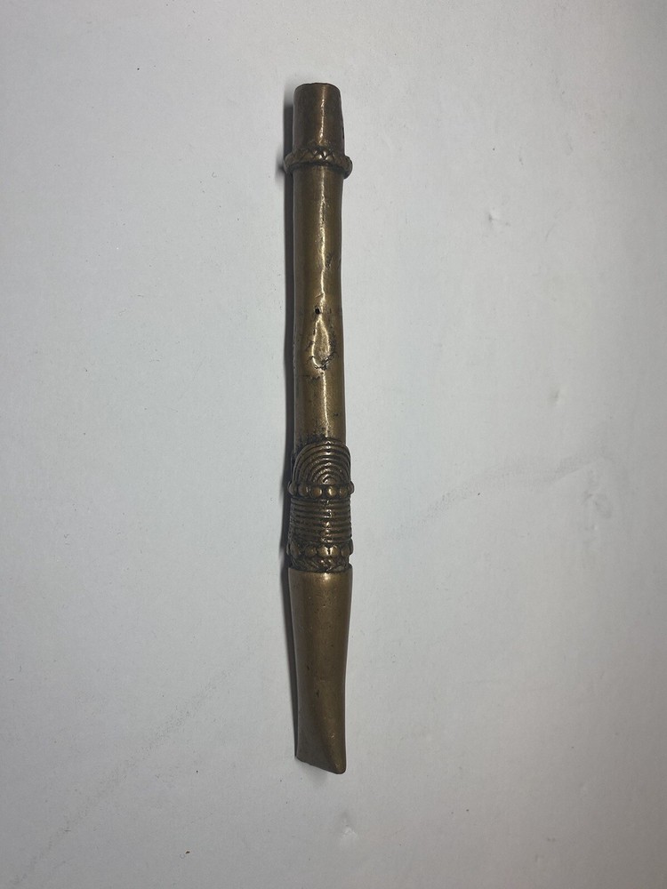 Vintage Brass Hand Crafted Cheroot Cigarette Holder