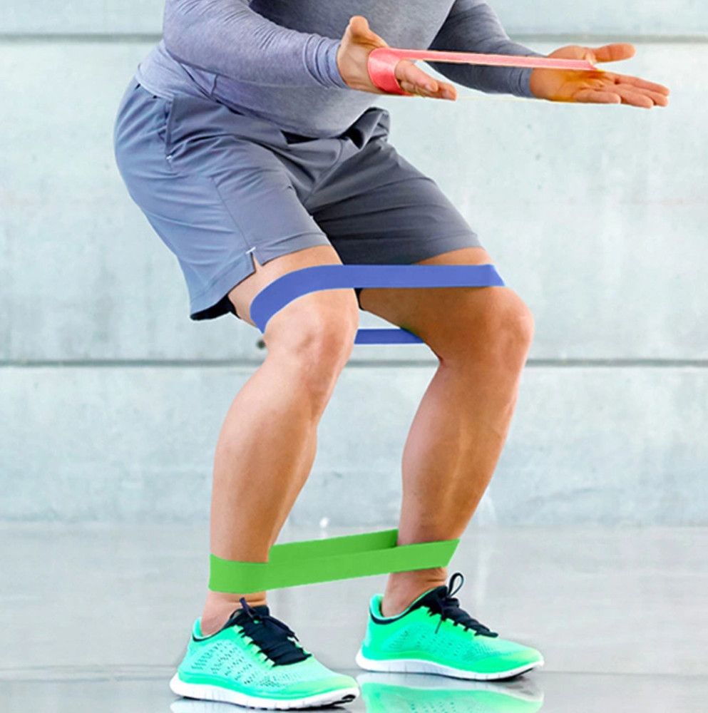 Resistance Bands Loop Set 4 Levels 10-40lbs