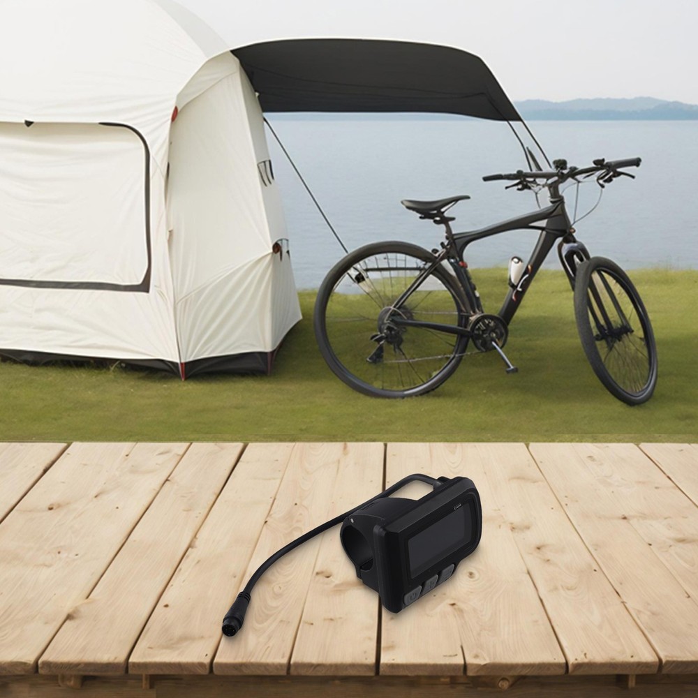 6 Pins Waterproof LCD Display for E Bikes Compatible with Multiple Voltages