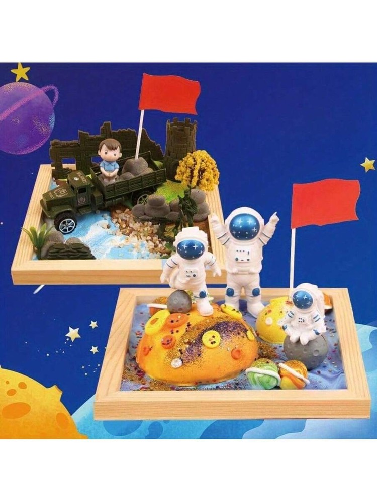 US Space Exploration Picture Frame Building Blocks Set DIY Creative & Fun Toy