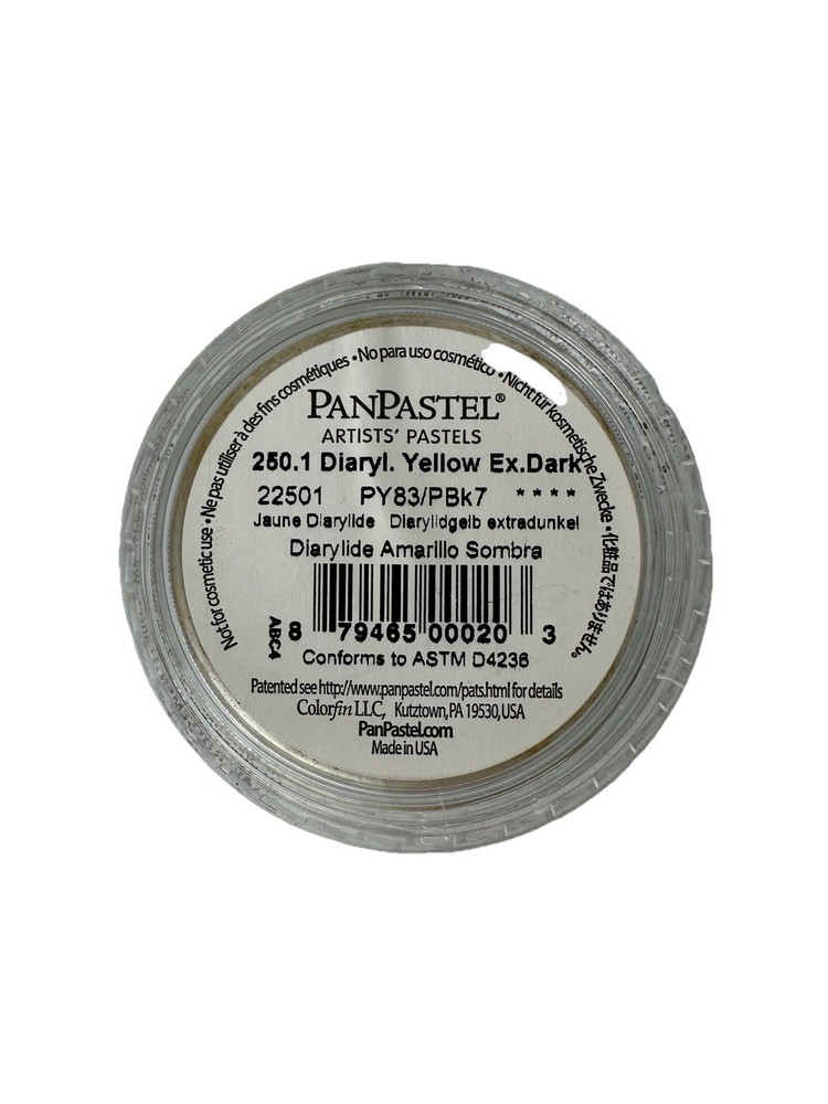 Panpastel 250.1 Diarylide Yellow Extra Dark