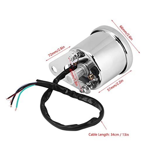 Universal Motorcycle Odometer LCD Digital Speedometer Tachometer Gauges with