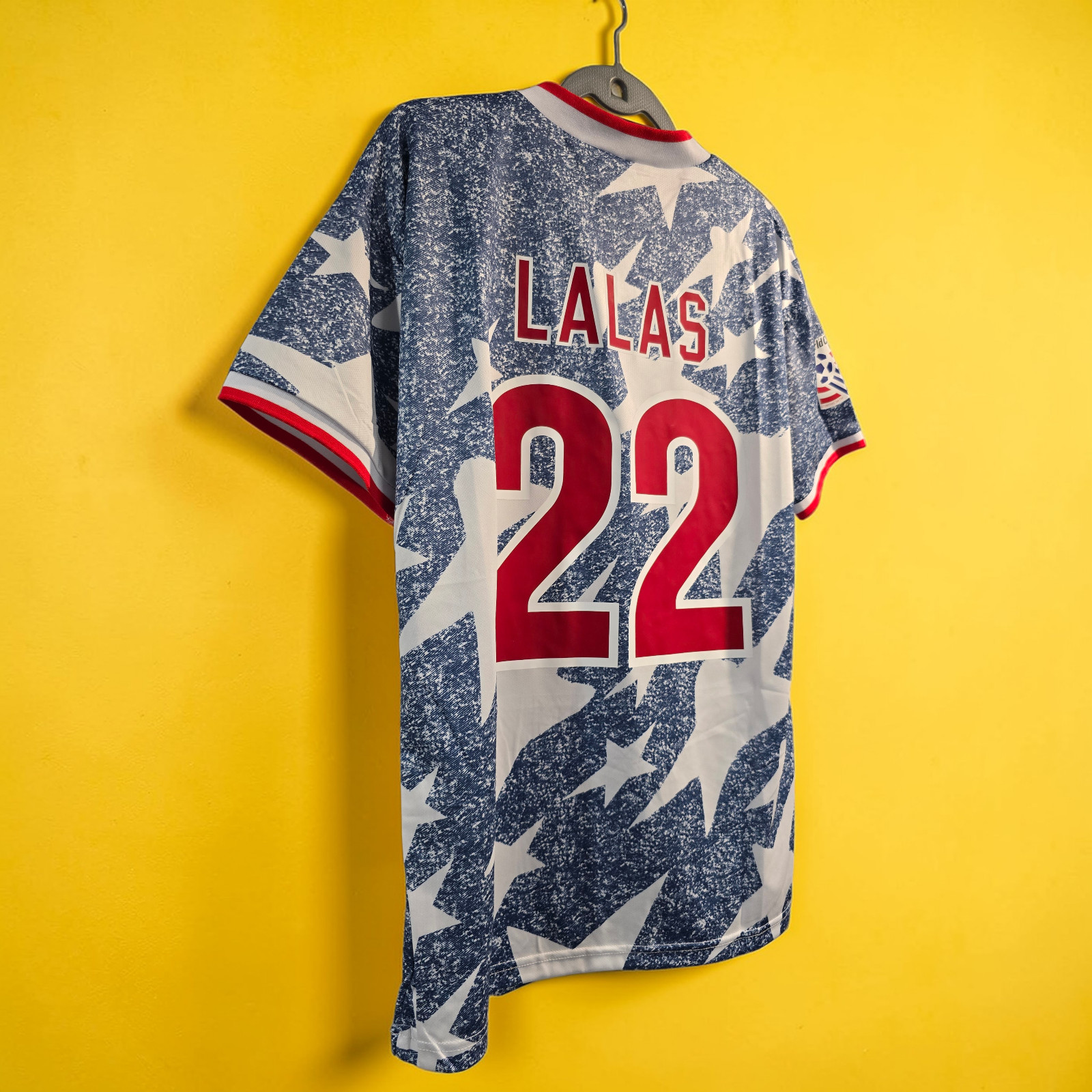 National Team USA Away - World Cup 1994 - Soccer - LALAS #22 - XL (Run Small)