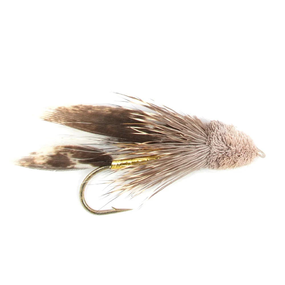 Muddler Minnow Streamer Fly - 6 Flies Size 6