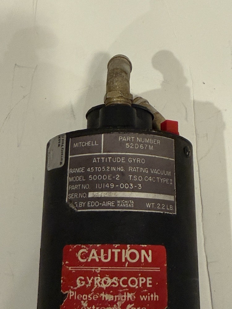 Edo-Aire Mitchell Attitude Indicator 52D67M