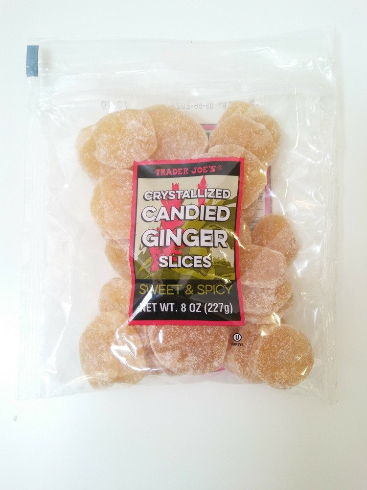 4 Pack - Trader Joe's Crystallized Candied Ginger 8 oz each