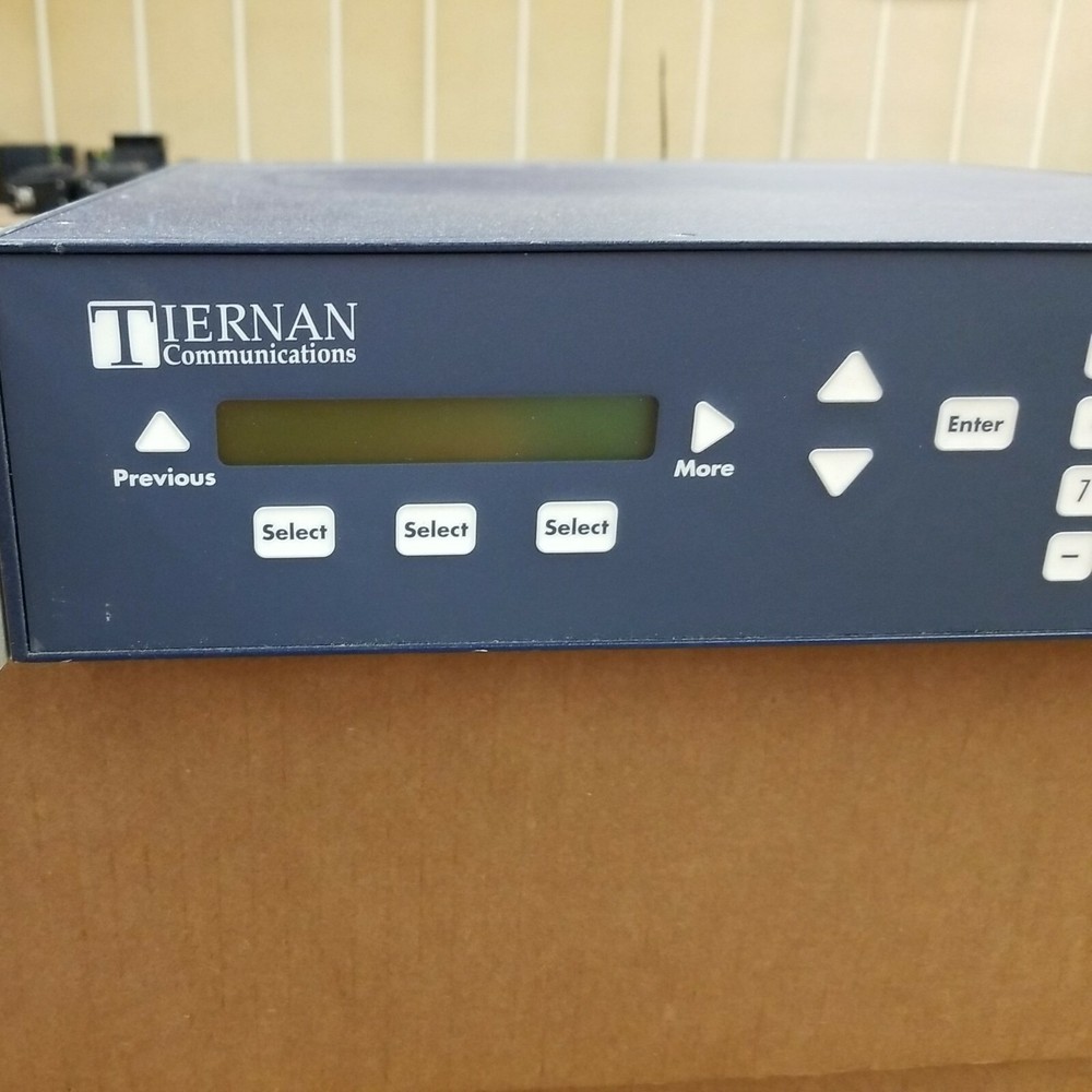 Tiernan Communications TE6 Television Broadcast Station 4:2:2 MPEG-2 Encoder