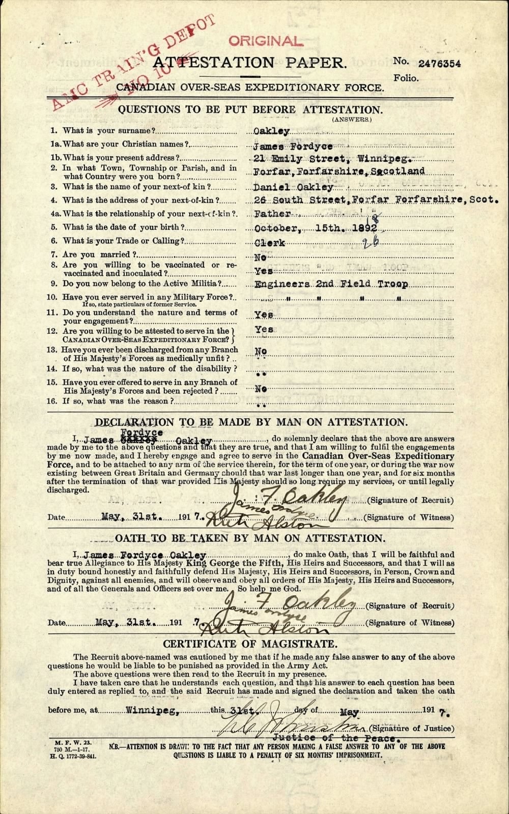 Brothers: 43rd CEF Canadians KIA 1918 Medal Pair Memorial Cross RE Forfar Angus