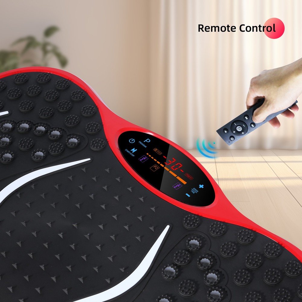 Vibration Plate Exercise Vibrating Platform Music Whole Body Workout Bluetooth
