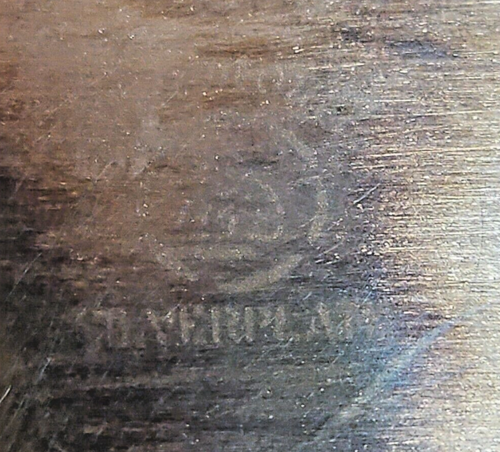 Vintage Victoria Silverplate Butter Dish; Bottom Only; No Lid