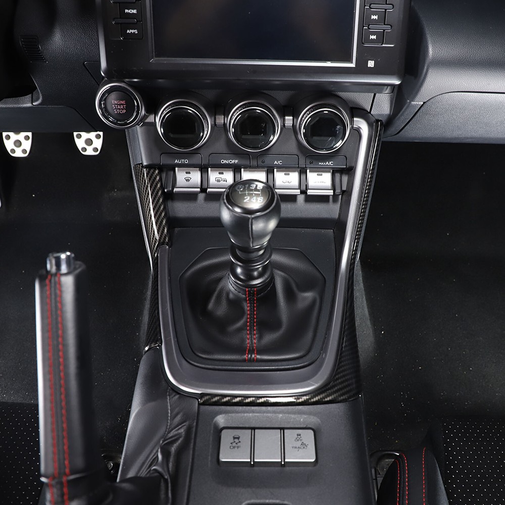 ABS Carbon Fiber Interior Center Console Trim Set Fits For GR86/BRZ 2022-2025 US