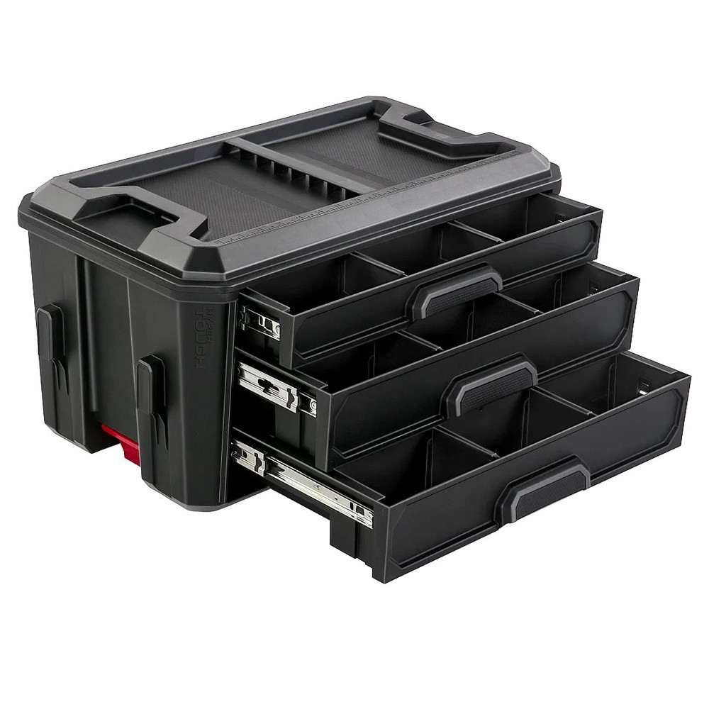 Hyper Tough Hyper Stack 3 Drawer Tool Storage Box