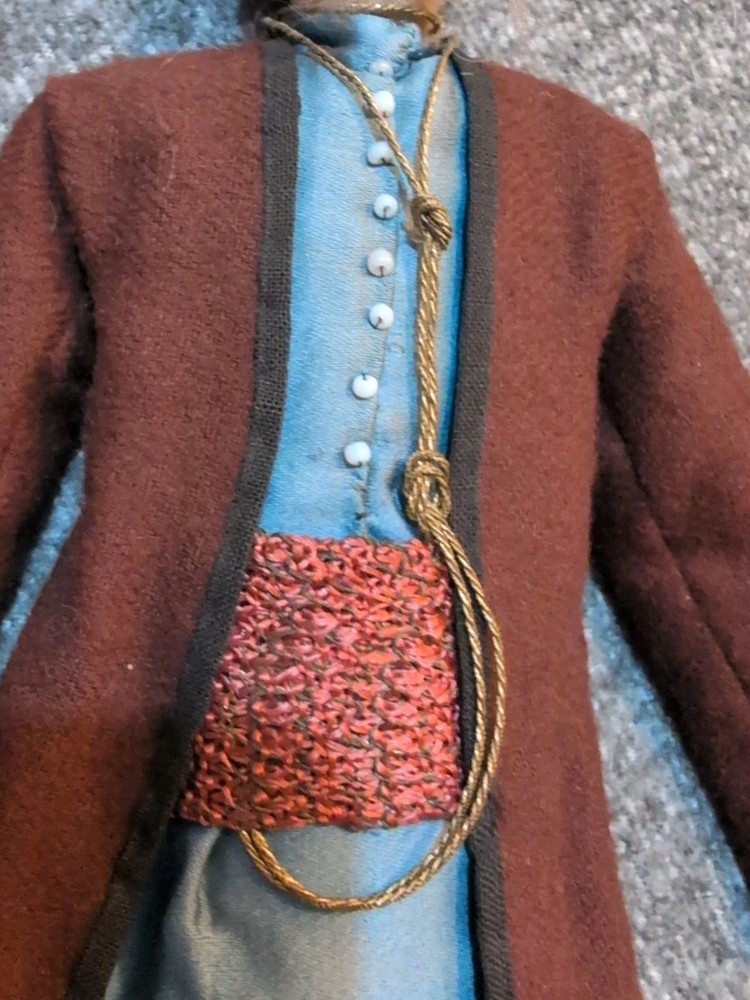 Vintage Middle Eastern Handmade Cloth Doll- 60s/70s