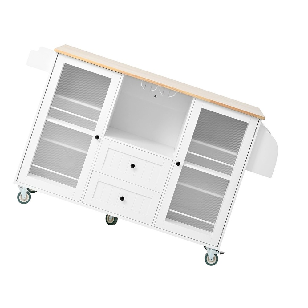 Kitchen Island Cart On Wheels Kitchen Table With Rolling Table On Wheels White