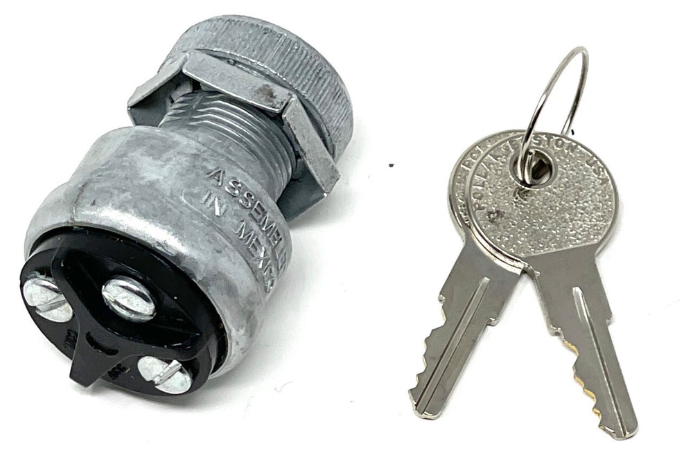 Model A Ford Key switch 3-position Off-Acc-Ign-switch "shorty"