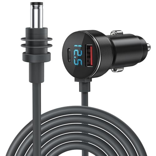 3M/for Starlink Mini DC Power Cable, Digital Display DC Car Power Cable 10Ft