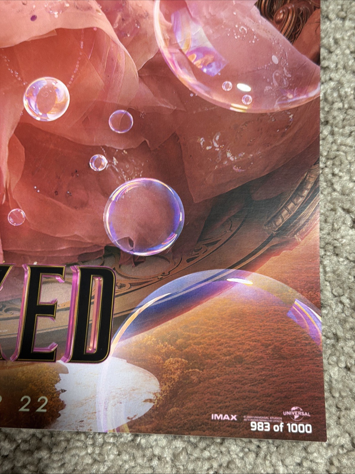 Wicked & Wicked For Good Movie Glinda Regal Exclusive 12x18 Poster Print #983