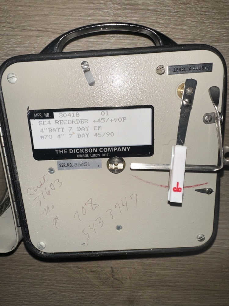 Vintage Dickson - Model SC4 - Temperature Recorder