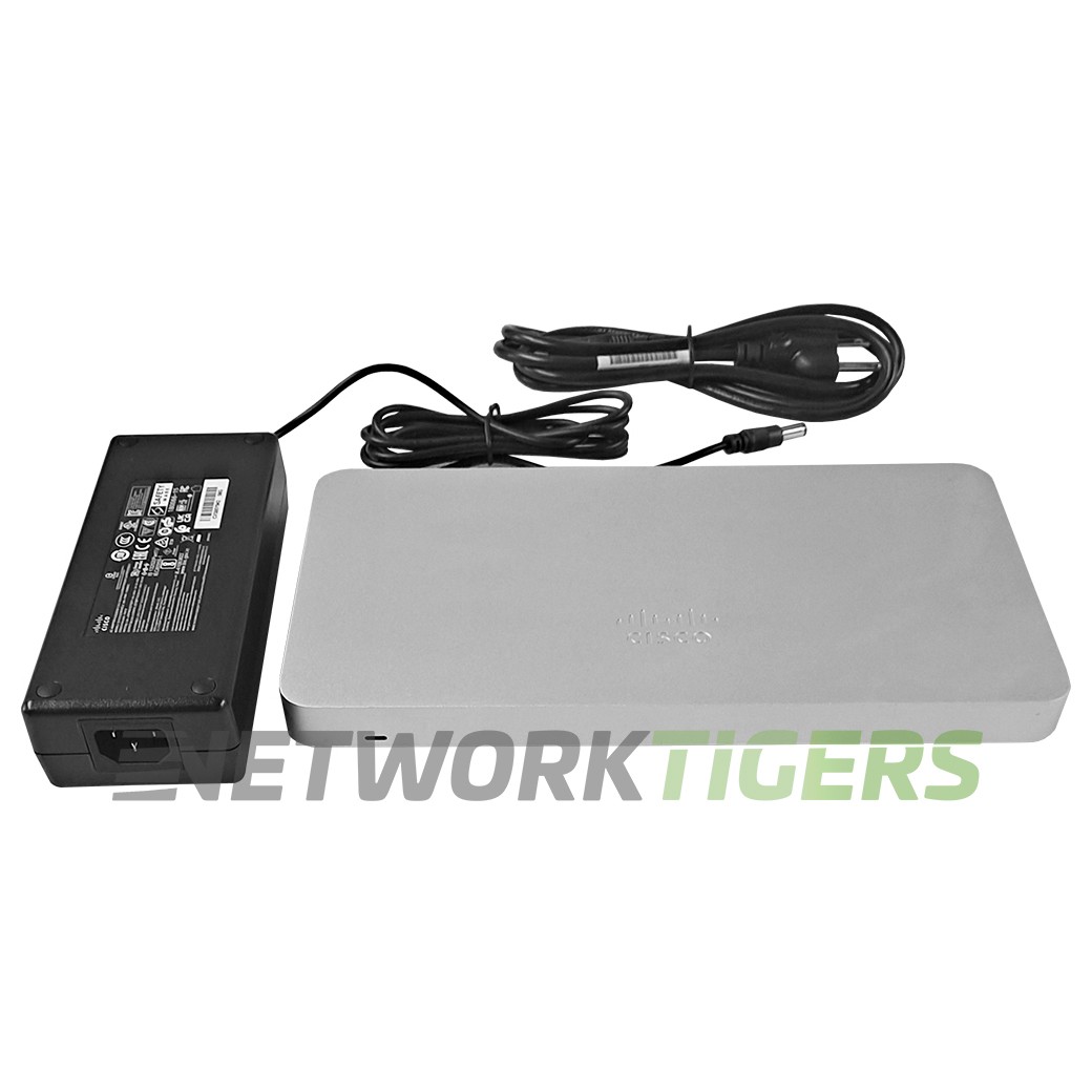 Cisco Meraki MX68-HW 450 Mbps 12x 1GB RJ45 UNCLAIMED Firewall w/Adapter