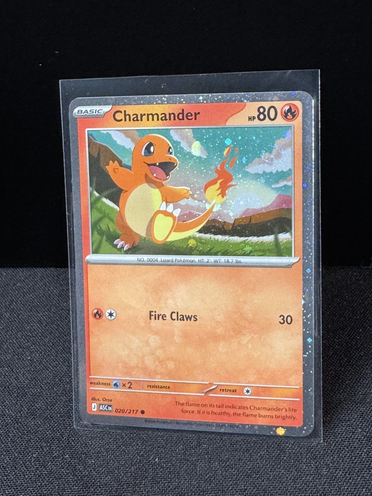 2026 Charmander Cosmos Holo Ascended Heroes Promo 020/217