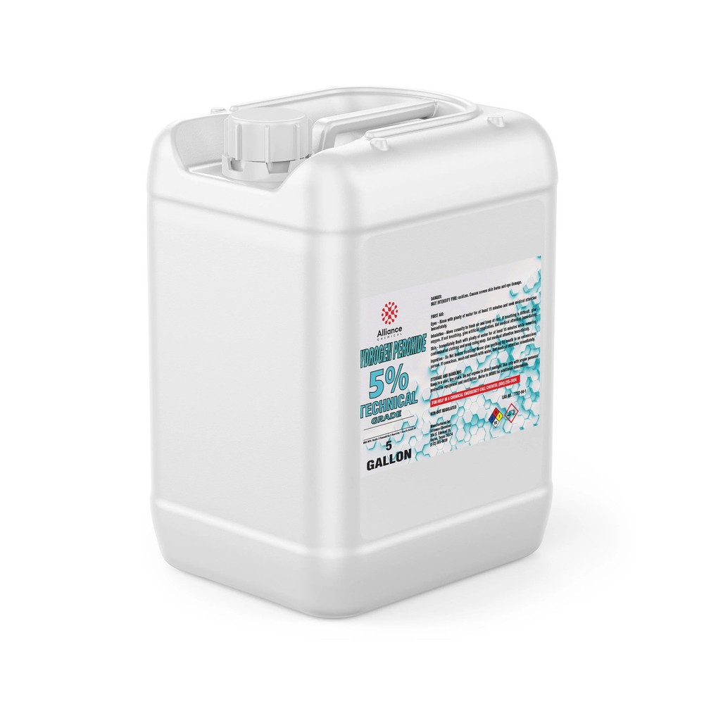 Hydrogen Peroxide 5% Technical Grade - 5 Gallon Pail
