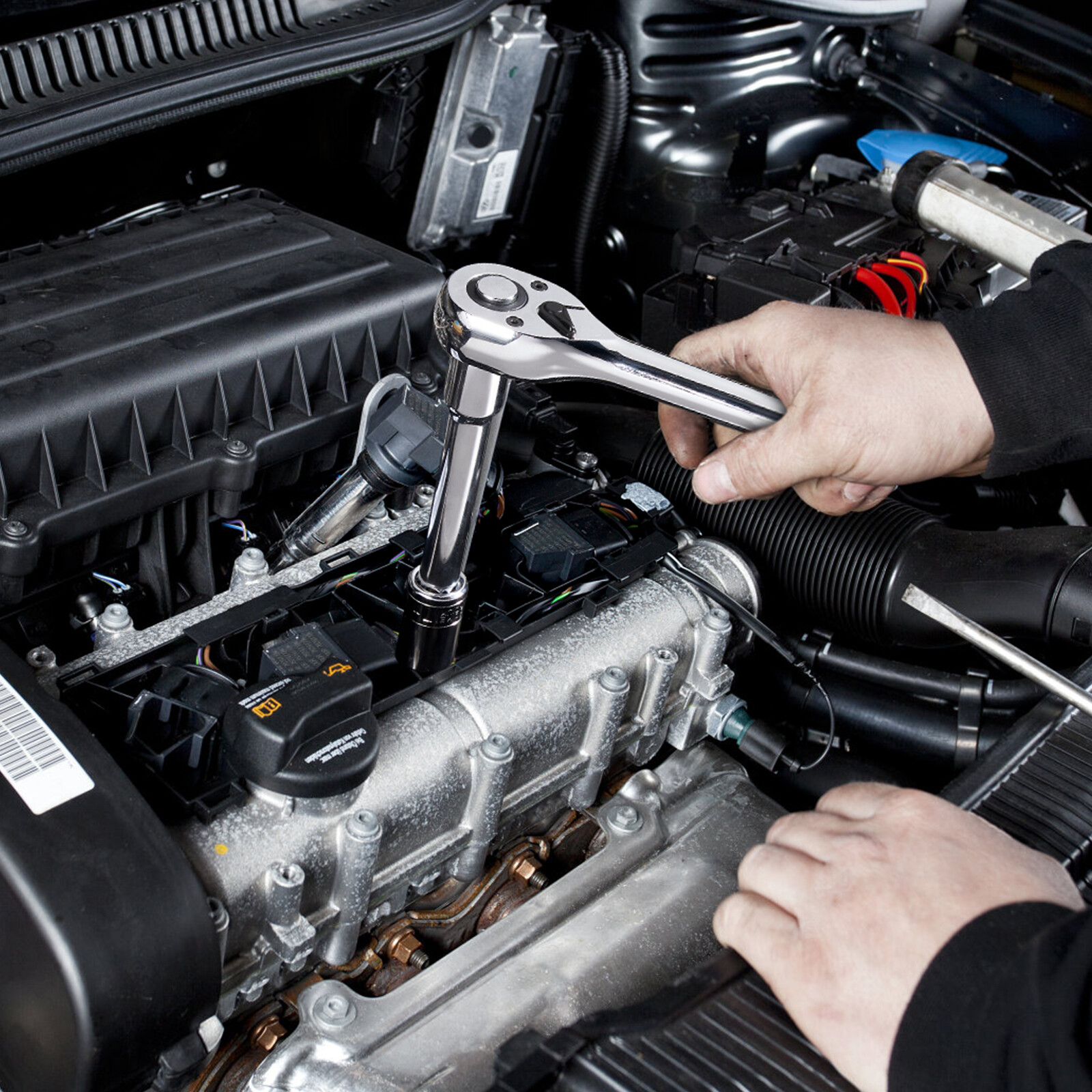 Mechanics Tool Set and Socket Set 1/4in 3/8in Drive 145 Pcs SAE and Metric