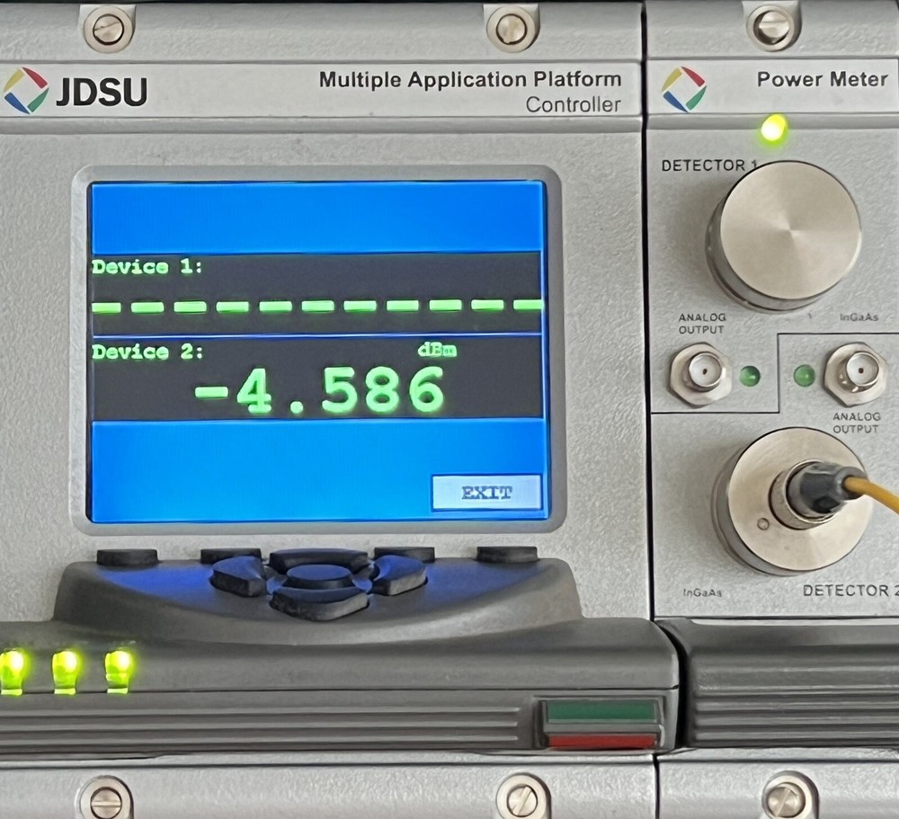 JDSU MAPM+2PS11 Optical Power Meter