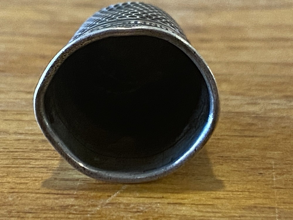 Antique Sterling Silver Thimble 8