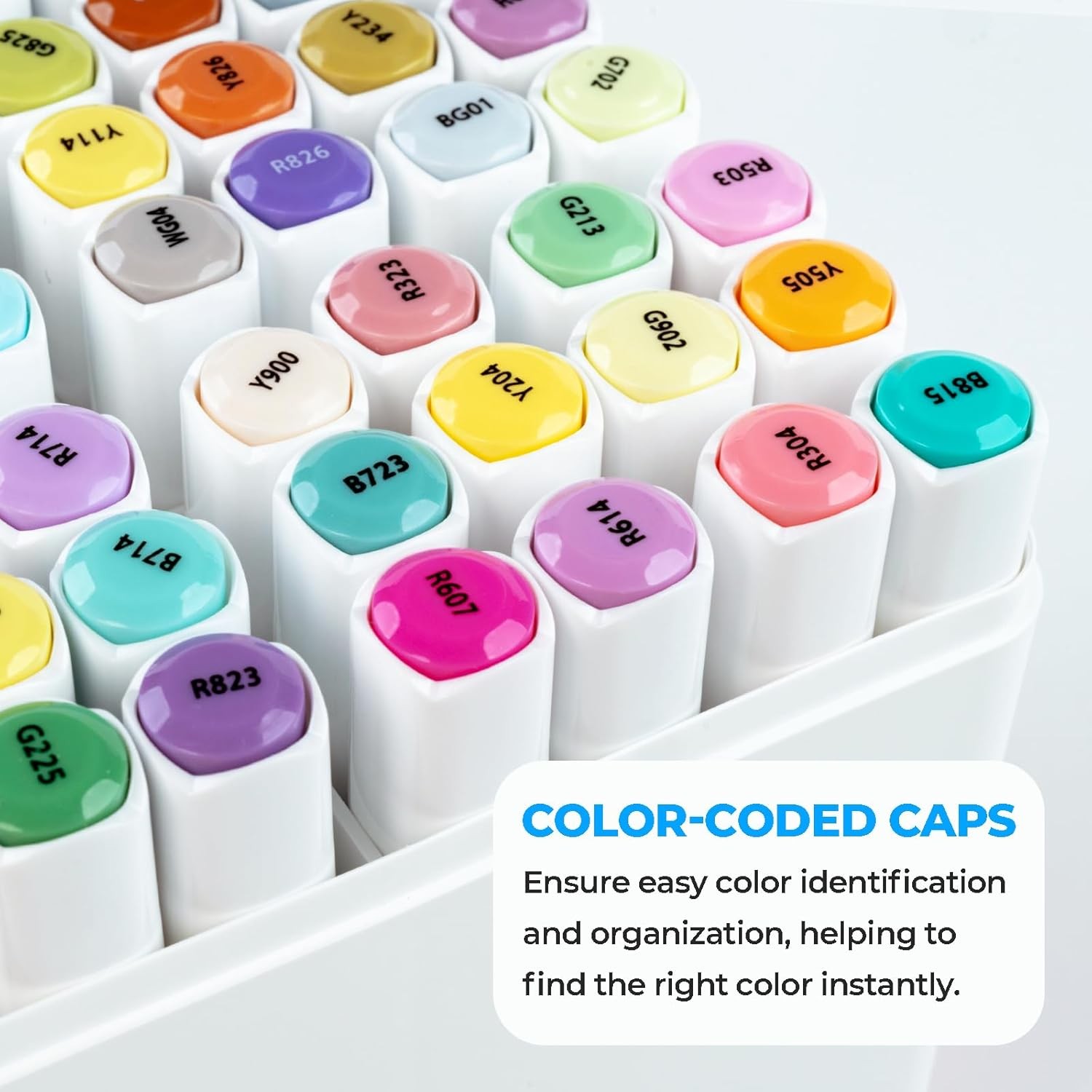 Ohuhu Alcohol Markers 80-color Chisel & Fine Illustration Tones Markers -Manoa