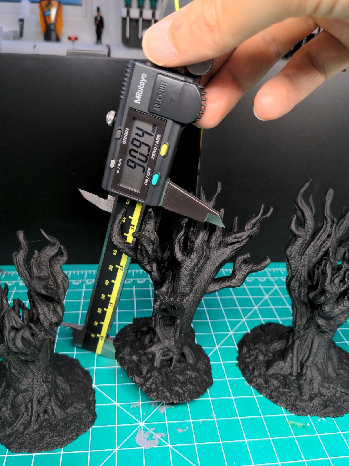 Dark Forest Tree Scatter Terrain, Miniature Forest, Tabletop Gaming, 3d Printed