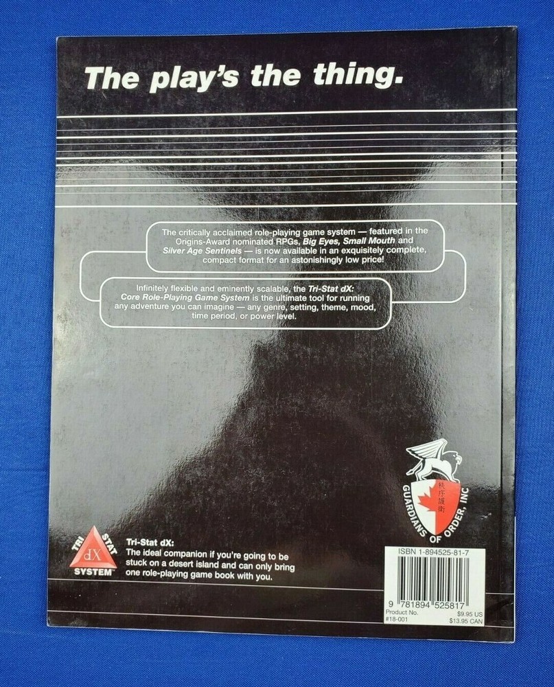 DX Tri-Stat Core System Role-Playing Game