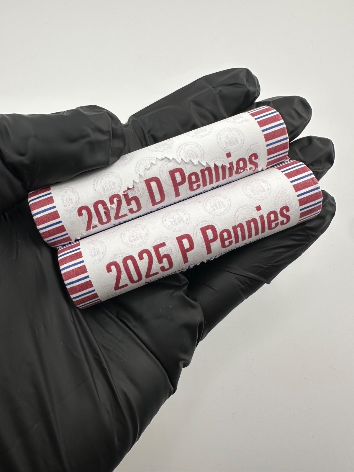 2025  Lincoln Penny Set of 2 Rolls ~ Uncirculated  P & D Mints ~ Last Penny!