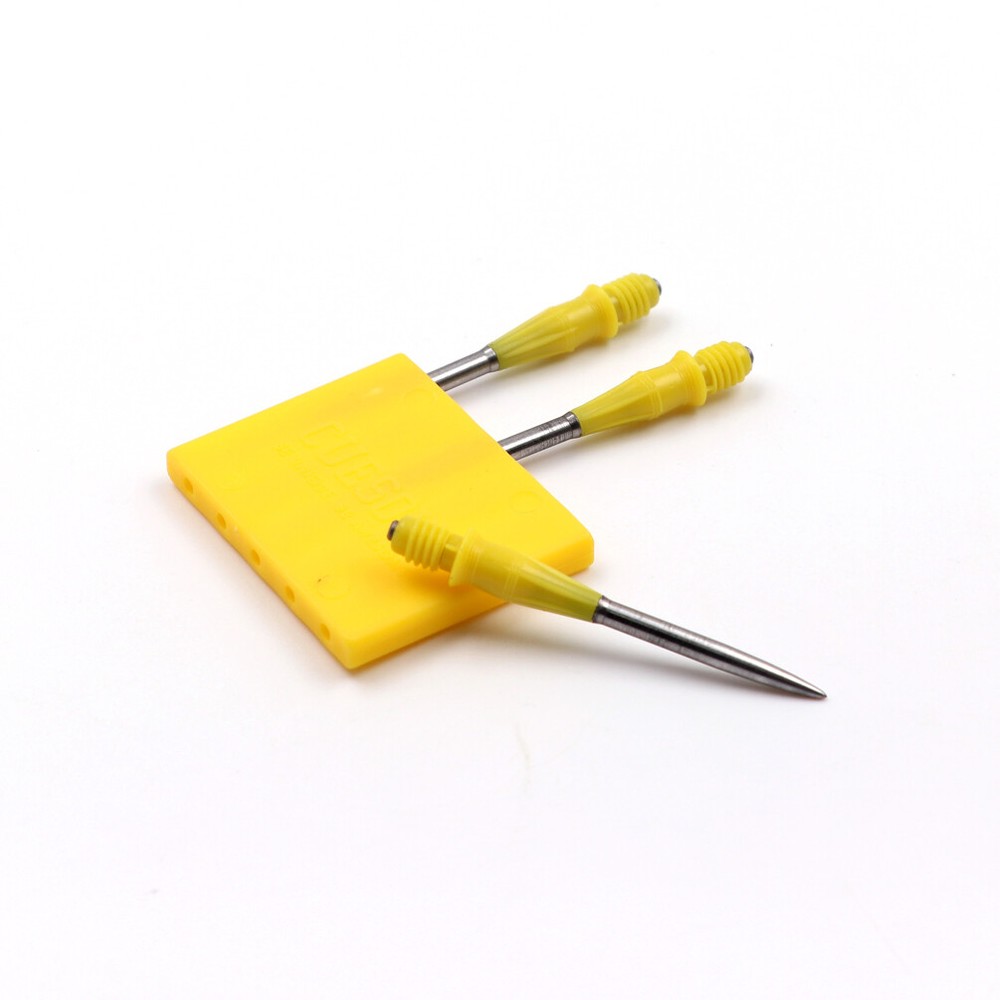 CUESOUL TOUCH-Point Conversion Dart Points for 2BA Soft Tip Darts-Yellow