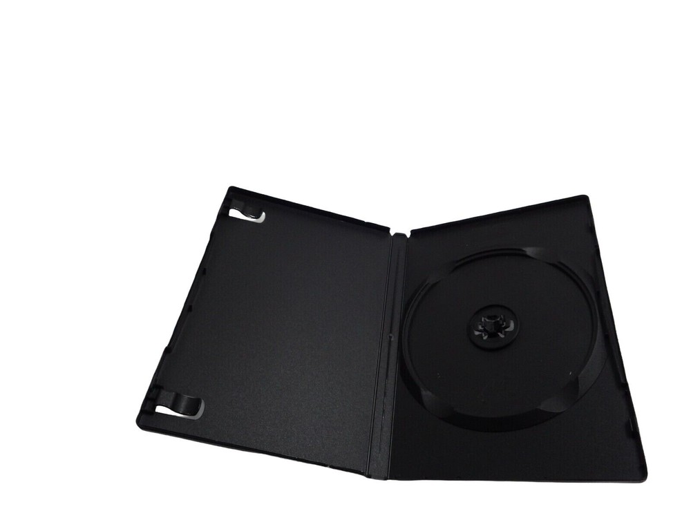 Empty Black DVD Case Tall Cd Storage
