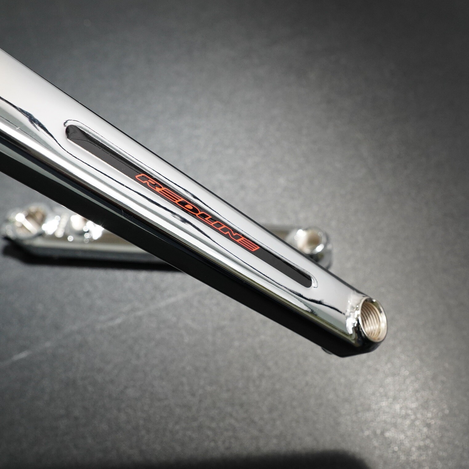 REDLINE FLIGHT BMX 3-piece Cranks Chrome Old School BMX 175 or 180mm Crank Arm