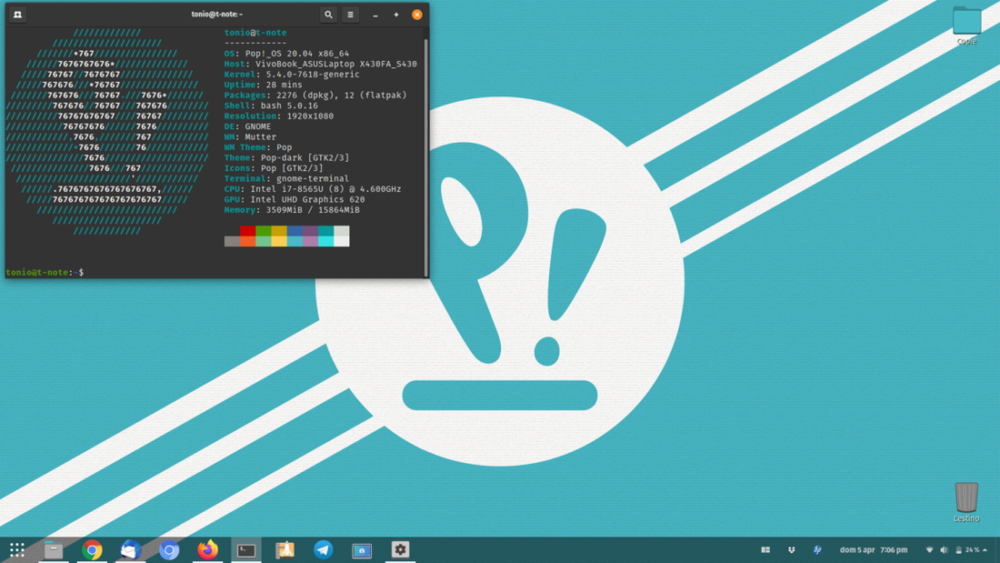 Pop!_OS Linux 22.04 LTS Pop OS - DVD or USB Flash Drive
