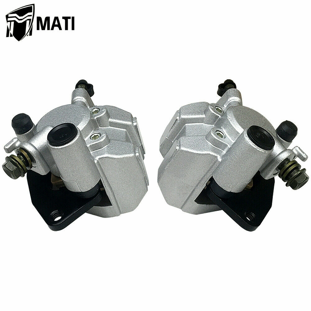 Front Brake Calipers & Pads for Honda Sportrax 400 TRX400EX TRX400X 1999-2014