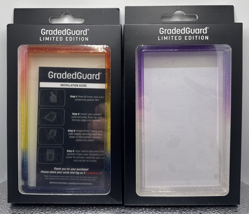 GradedGuard Daybreak v2 & Grape PSA Graded Card Case Limited Edition Guards