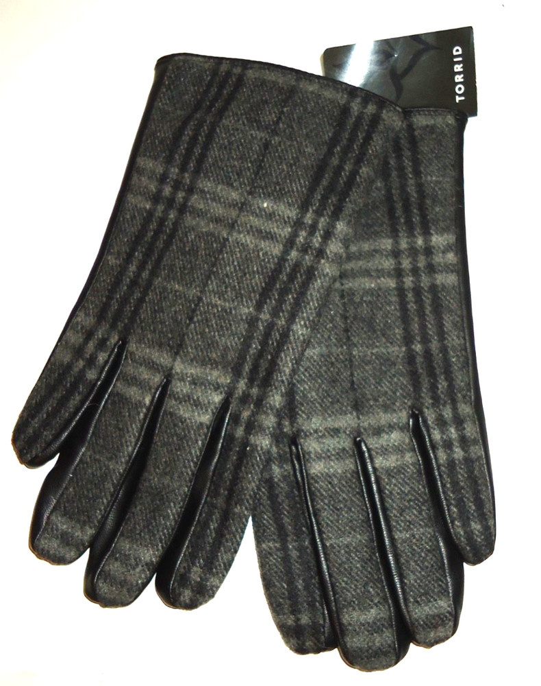 TORRID Men's MIXED MATERIAL Gary Black GLOVE-OS