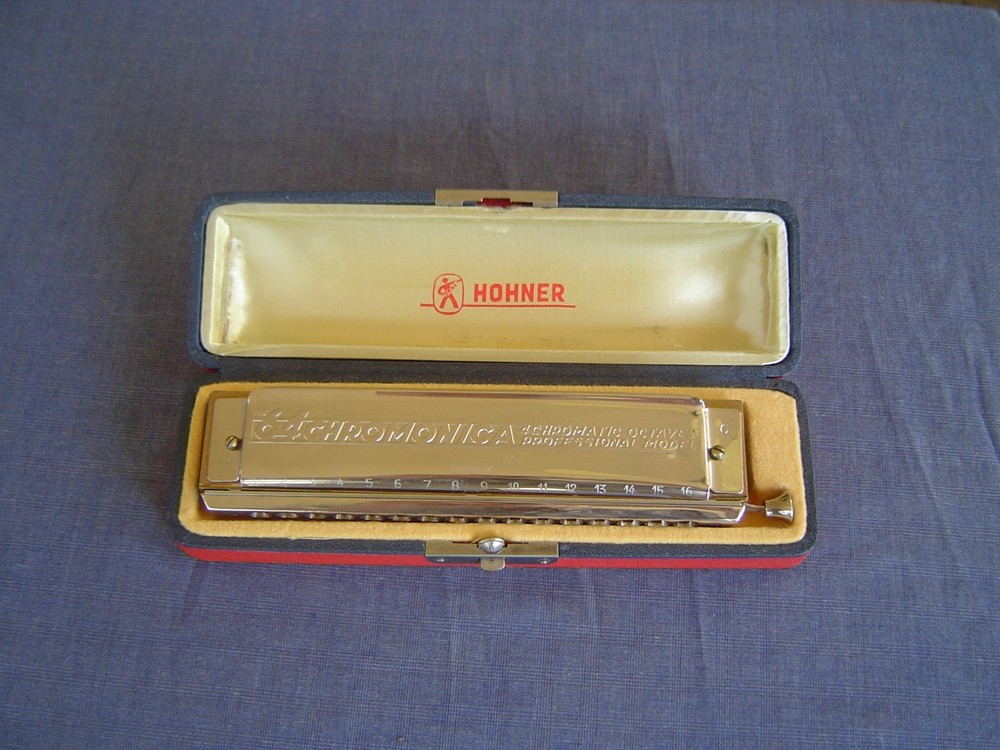 HOHNER "64 CHROMONICA"  MODEL 280/64 "C" & RED STORAGE CASE