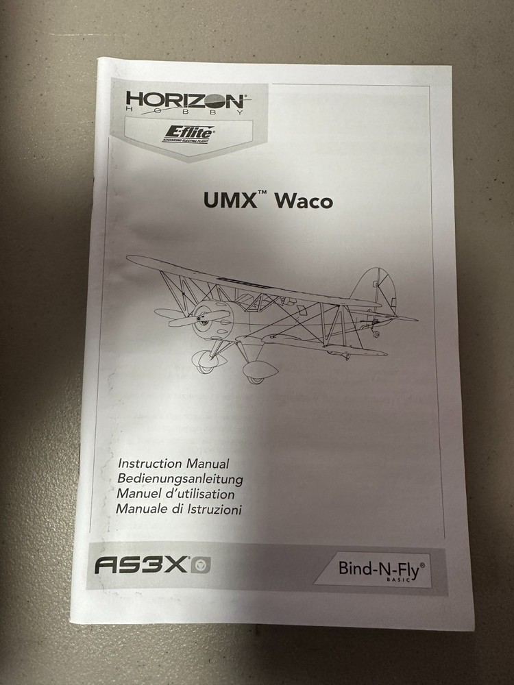 E-flite UMX Waco BL BNF Basic EFLU5350