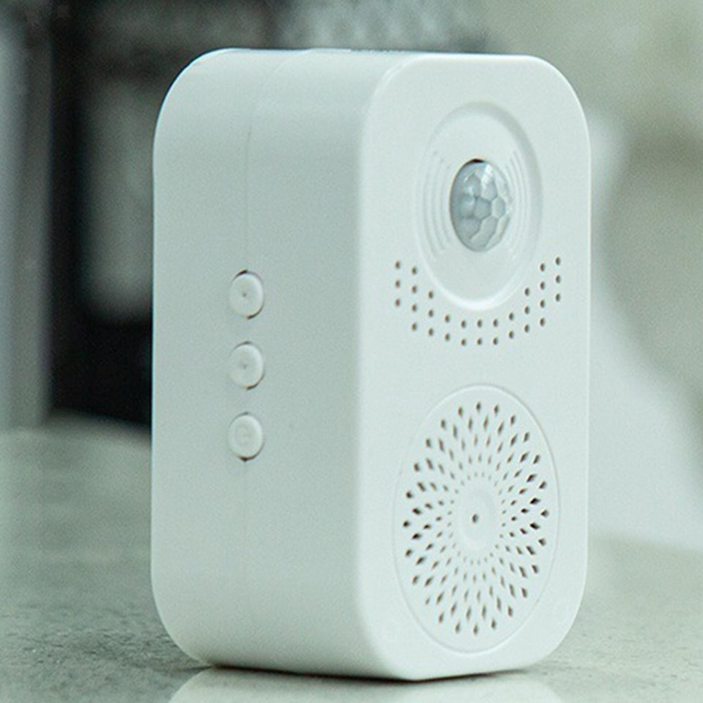 Adjustable Vol Welcome Infrared Chime Wireless Doorbell with Recording Function