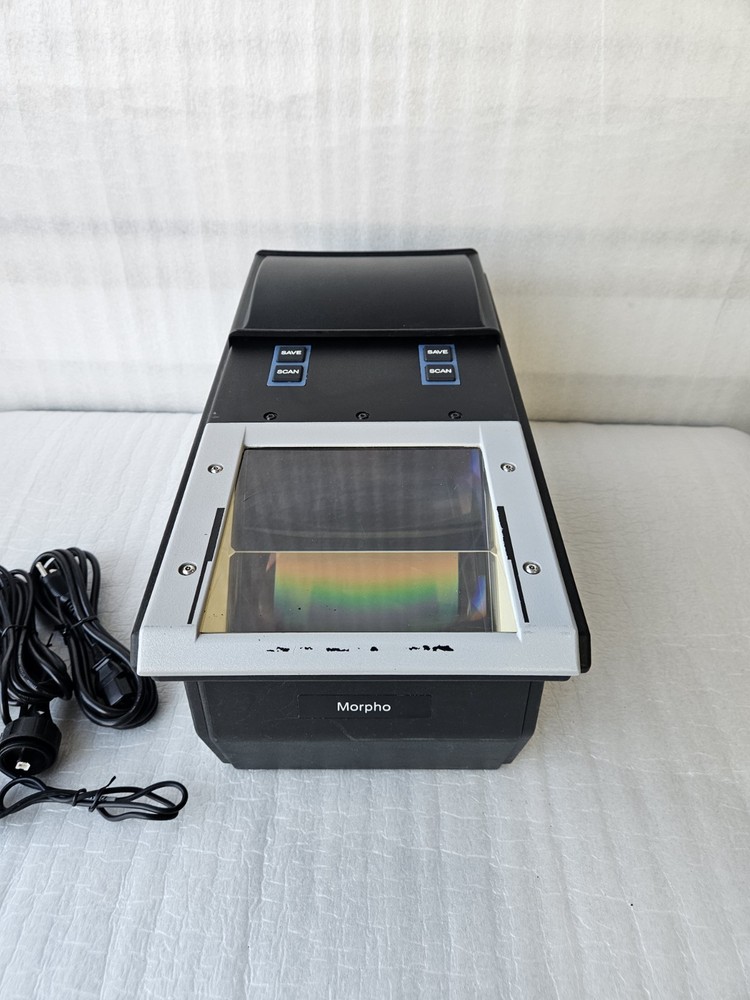 MORPHO TP-5300A-ED Palm Print Livescan Scanner W/ Power Adapter & Cable