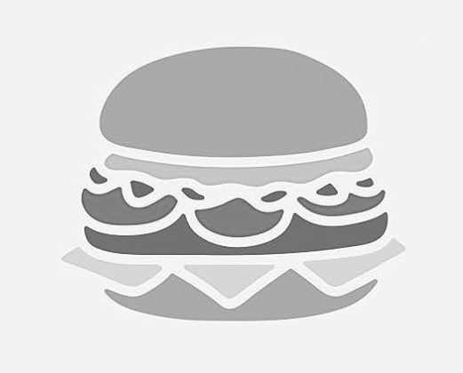 8"x9.5" Clear Plastic Stencil - Hamburger (ME63)