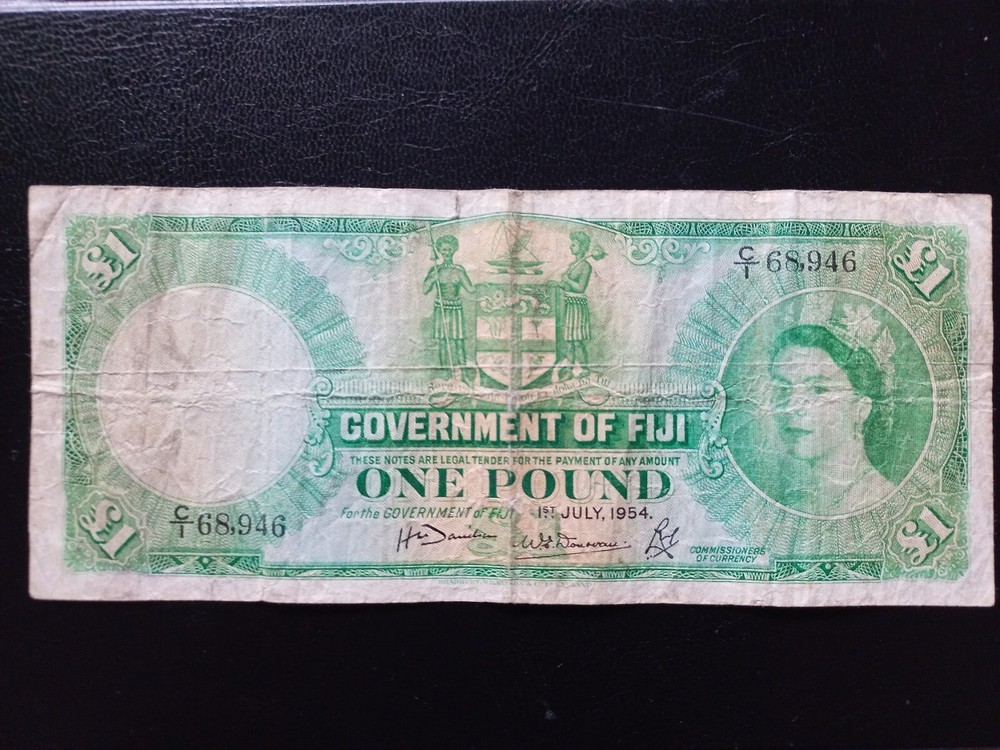 Fiji £1 Pound, 1954, (P-53a)
