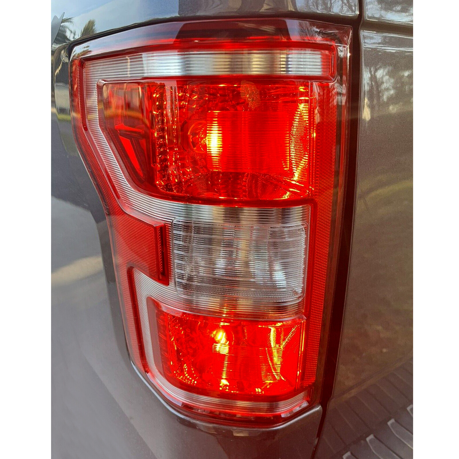For Ford F150 F-150 2018 2019 2020 Red Lens Rear Tail Light Lamp LH Driver Side