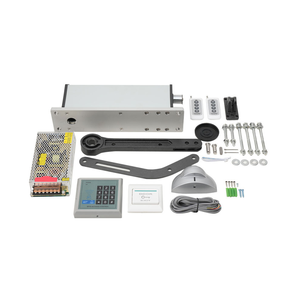 Automatic Electric Swing Door Opener Side-mounted Remote Controller+Push Button